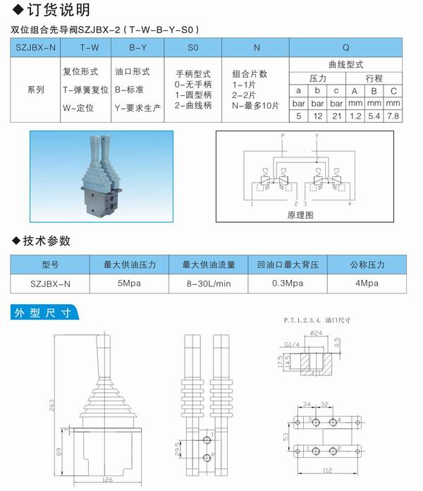 雙位組合先導閥