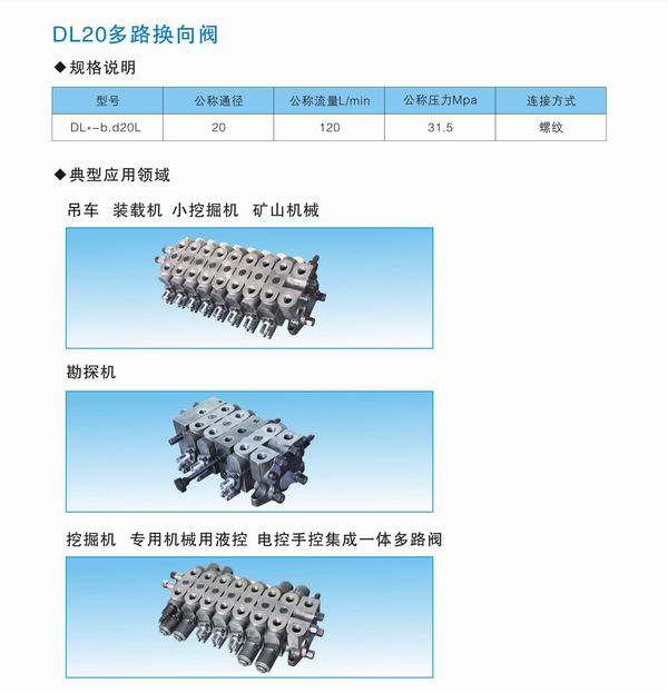 多路換向閥規(guī)格